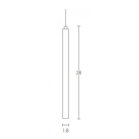 пендел 17008 Pend 3W ALUMINIUM WHITE - Изображение 1