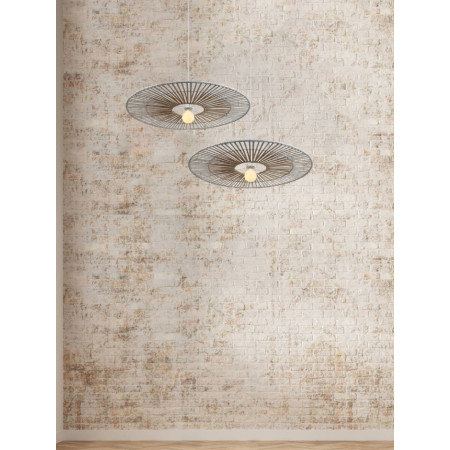 полилей 19106 PENDANT LAMP E27 MAX 40W WHITE BAMBOO - Изображение 1