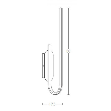 аплик 1935 WALL LAMP 18W 3000K GOLD - Изображение 3