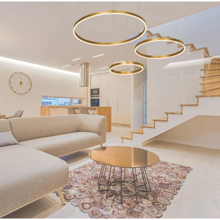 полилей 1956-D PENDANT LIGHT LED 126W 3000K BRUSHED GOLD D - Изображение 3