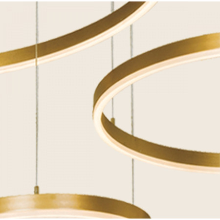 полилей 1956-D PENDANT LIGHT LED 126W 3000K BRUSHED GOLD D - Изображение 2