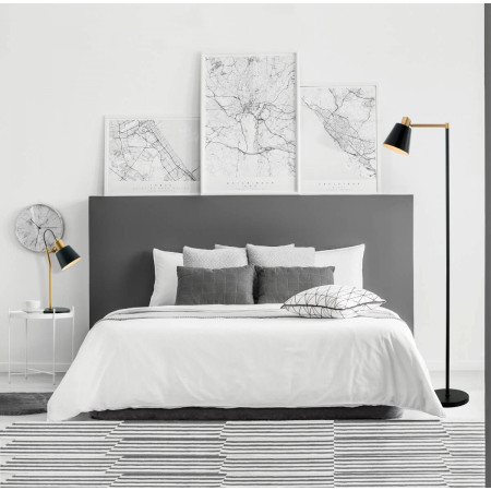 настолна лампа 20217 TABLE LAMP E14 MAX 25W METAL BLACK GOLD - Изображение 2
