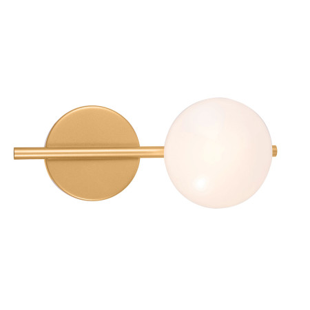 аплик 22061 WALL LIGHT 7W METAL GLASS GOLD MATT - Изображение 1