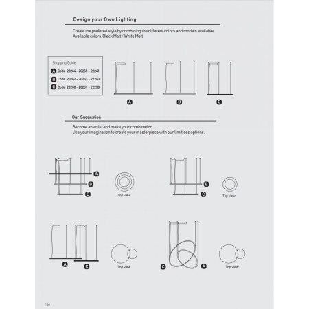 полилей 22239 LED PENDANT LIGHT 43W 3000K ALUMINIUM & A - Изображение 4