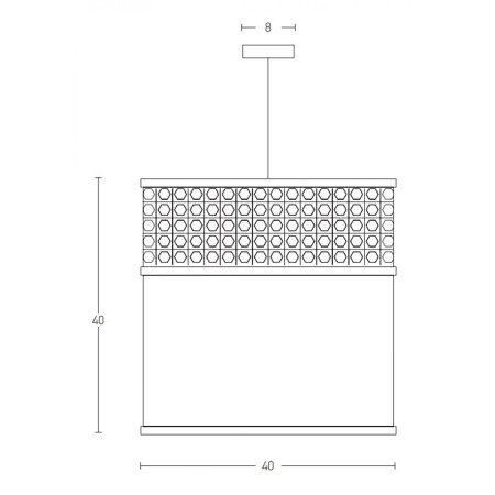 пендел 20354 PENDANT LAMP E27 MAX 25W BURLAP NATURAL - Изображение 3