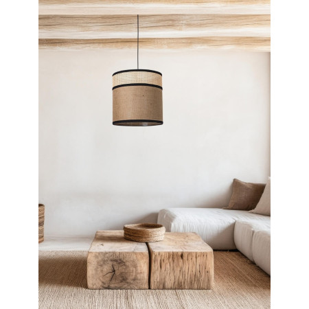 пендел 20354 PENDANT LAMP E27 MAX 25W BURLAP NATURAL - Изображение 1