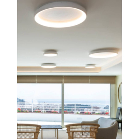 плафон 2041 CEILING LIGHT LED 32W 3000K ALUMINIUM WHITE - Изображение 1