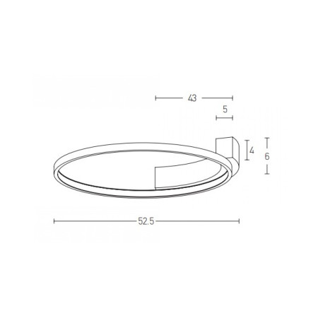 плафон 2076 CEILING LIGHT 31W ALUMINUM & SILICON, SANDY B - Изображение 2