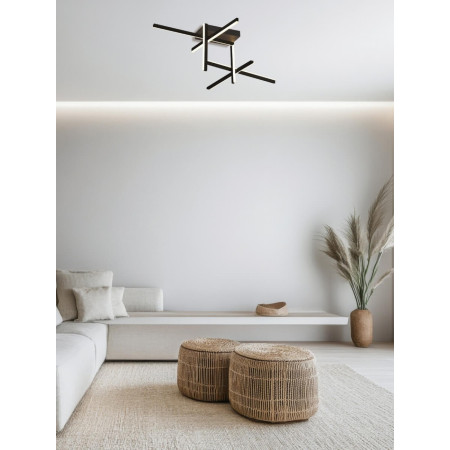 плафон 22027 CEILING LED LIGHT 50W 3000K ALUMINIUM BLACK - Изображение 2