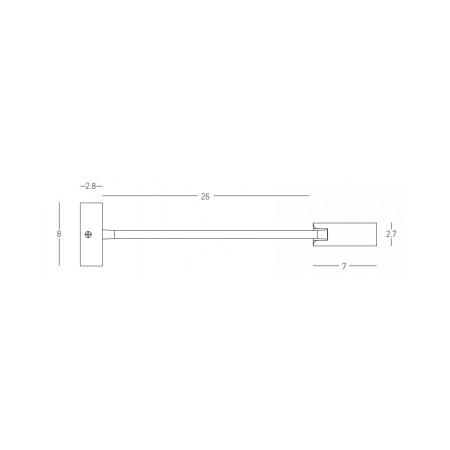 аплик 22049 WALL LIGHT LED 3W 3000K BL?CK MATT - Изображение 3