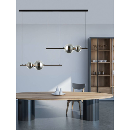 полилей 22234 24W BLACK-SMOKED GLASSA - Изображение 1