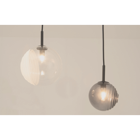 пендел 23059 PENDANT LIGHT 1XG9 MAX 5W METAL-GLASS, BLACK - Изображение 1