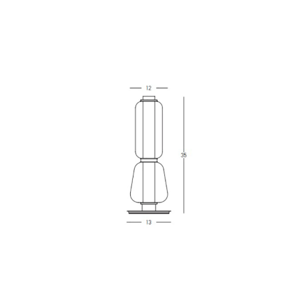 настолна лампа 23060 TABLE LED LIGHT 7W 3000K METAL-GLASS,GOLD-CH - Изображение 3