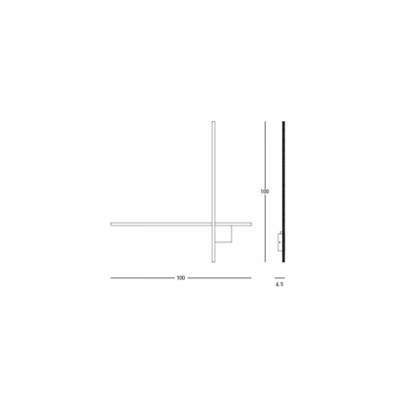 аплик 23105 SCONCE LED LIGHT 24W 3000K ALUMINIUM-SILICO - Изображение 3