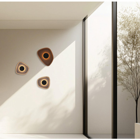 аплик 23174 SCONCE LED LIGHT 5W 3000K ACOUSTIC BROWN-BLA - Изображение 1