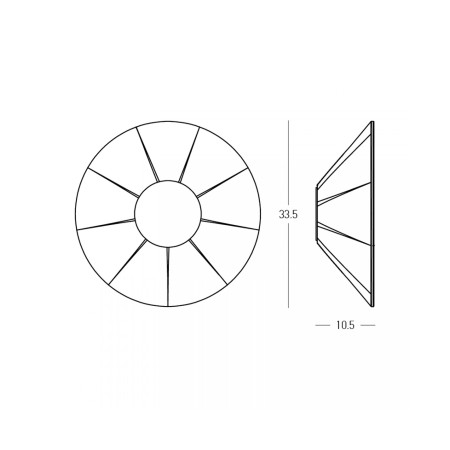 аплик 25178 SCONCE LED LIGHT 6W ACOUSTIC LIGHT GREY - BL - Изображение 5