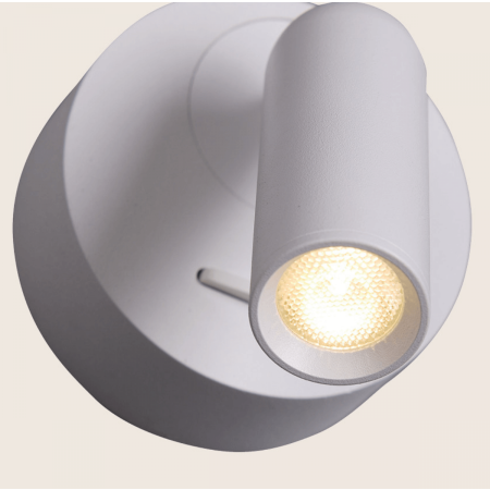 аплик 25284 WALL LED READING LIGHT 3W 3000K WHITE METAL - Изображение 1