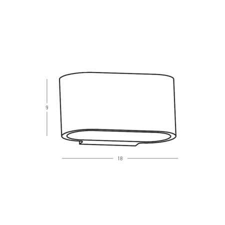 аплик 25382 WALL LIGHT 1xG9 MAX 25W UP-DOWN LIGHTING PUR - Изображение 3