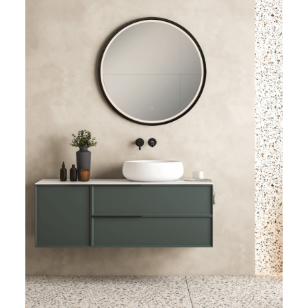 аплик 25389 MIRROR WITH LED LIGHT 15W 3000K-4000K ROUND - Изображение 1