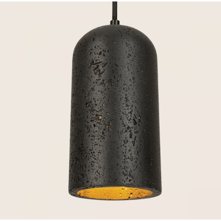 пендел 25420 PENDANT LIGHT 1xE27 MAX 10W BLACK STONE - ME - Изображение 1