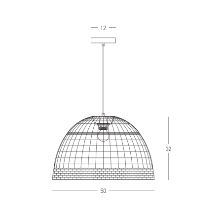 пендел 25443 PENDANT LIGHT 1xE27 MAX 40W NATURAL SEAWEED- - Изображение 2