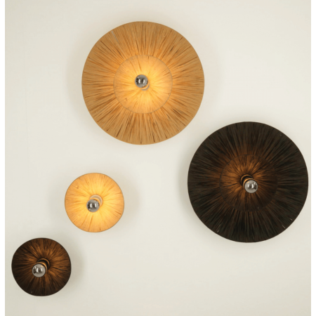аплик 25455 WALL LIGHT 1xE27 MAX 20W METAL - BLACK RATTA - Изображение 1