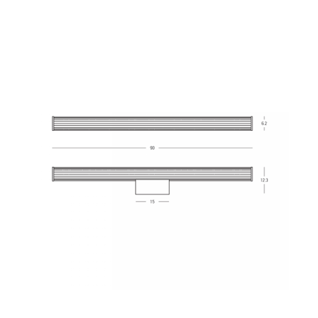 аплик 25457 WALL LED LIGHT 20W 3000K-4000K SANDY WHITE M - Изображение 2