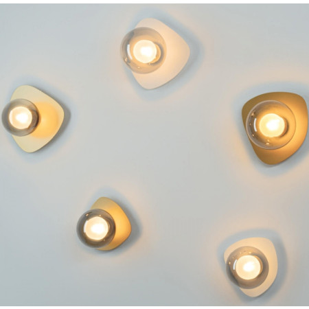 аплик 2579 WALL LIGHT 1xG9 LED MAX 4W SANDY WHITE - SMOK - Изображение 1