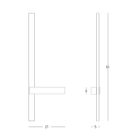 аплик 2581 WALL LED LIGHT 25W 3000K TRIAC SANDY BRICK RE - Изображение 2