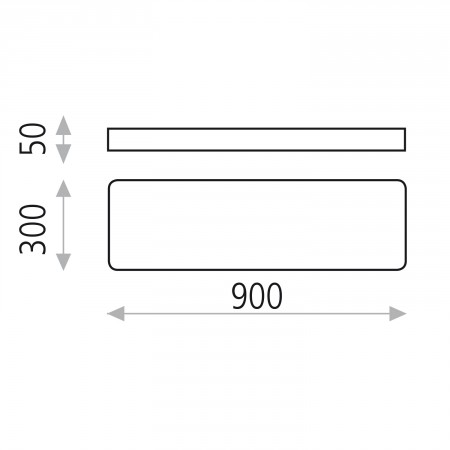 плафон P376111B (3761/90 36W/4000K White) - Изображение 3