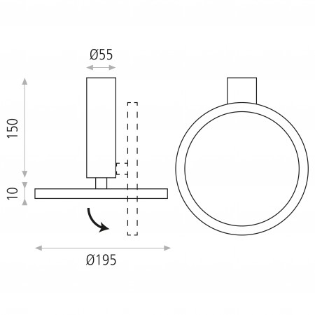 плафон P384610B (Ceiling   LED 3000K White) - Изображение 2