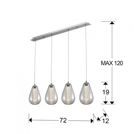 полилей 394460 TACCIA 20W 3000 K 1800lm - Изображение 3