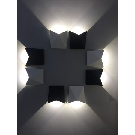 аплик, външна лампа 6526 LED 8W/3000K WHITE Outdoor - Изображение 3