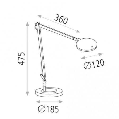 настолна лампа S8203000N (Desk lamp) - Изображение 3