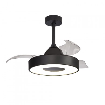 плафон 8221 Black 45W 2700K-5000K lm COIN FAN MINI