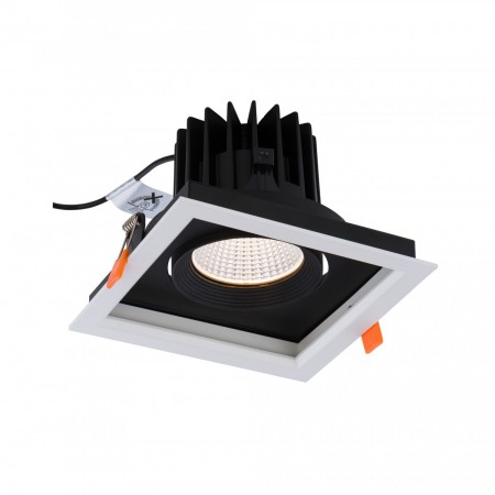 луничка / луна 8718 CL DIA LED 30W, 4000K WHITE/BLACK