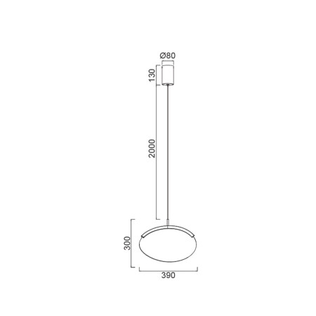 пендел 9648 Pend 12W/3000K Gold DIMABLE TRIAC OASIS - Изображение 6