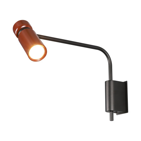 аплик 9859 Aplique GU10 Negro+Burdeos Luminari