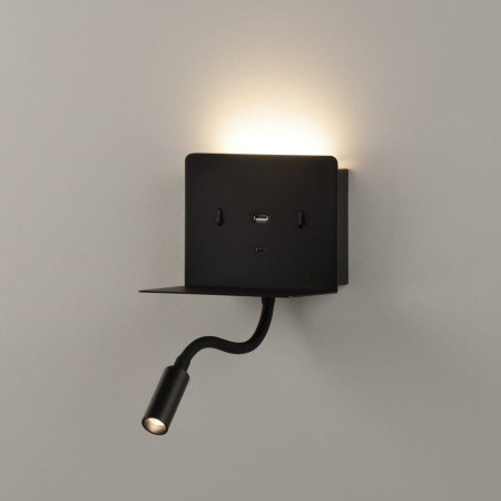 аплик, спот лампа A3836001N (Wall   LED 3000K Black) - Изображение 2
