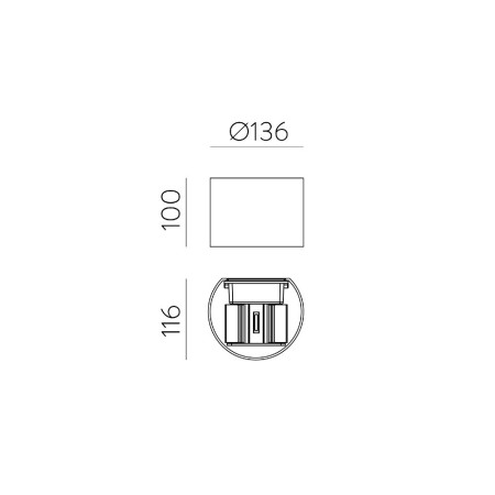 аплик, външна лампа A2033070O (A203310O LED 3000K Gold/Black) - Изображение 4