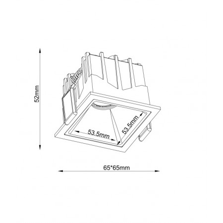 луничка / луна DL043-01-10W3K-D-SQ-W - Изображение 5