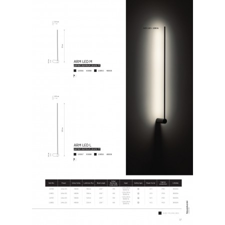 аплик 10855 ARM LED M 4000K - Изображение 2