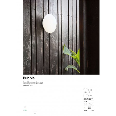 плафон, аплик, външна лампа BUBBLE AP2 - Изображение 3