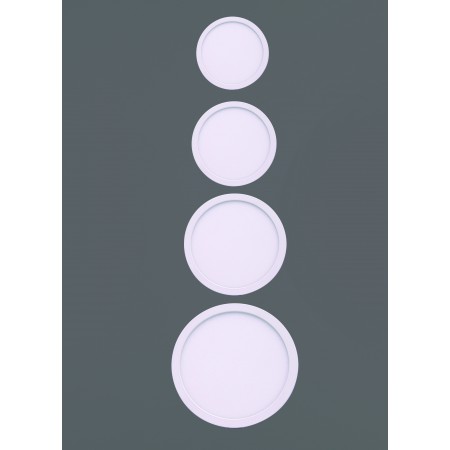 плафон, аплик 6622 Matt White 14W 3000K 1190lm SAONA Surface - Изображение 1