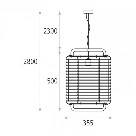 пендел C39013NAL (Pendant/35cm Green Algae) - Изображение 3