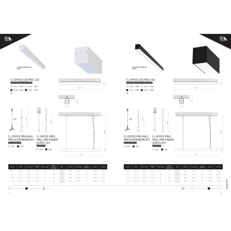 плафон 10208 .CL OFFICE PRO LED 120 BLACK 3000K IP20 - Изображение 3