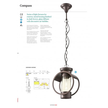 лампион / правостояща лампа, външна лампа 9573 - Изображение 5