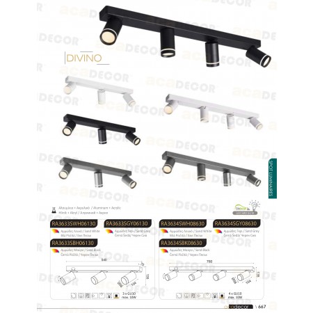 спот лампа RA3634CBK - Изображение 2