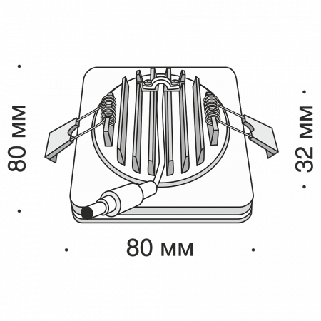 луничка / луна DL303-L7W - Изображение 2