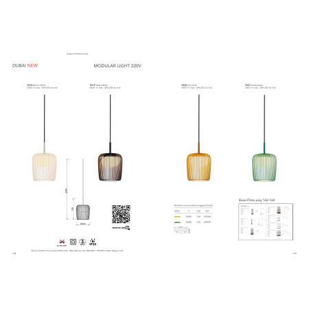 пендел 9421 Green Pendant 1L GX53 - Green DUBAI - Изображение 2